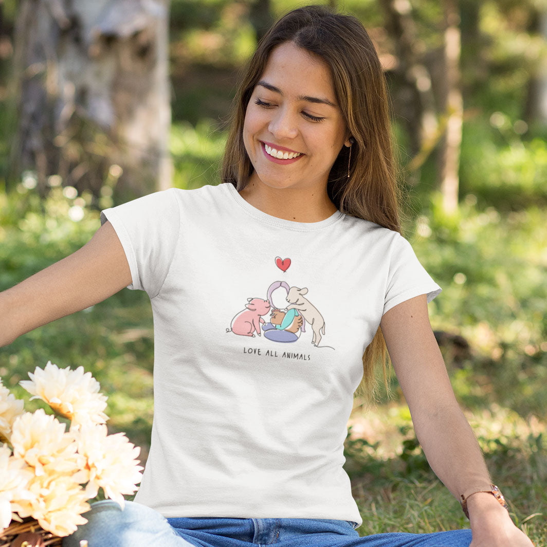 Premium Organic T-Shirt für Ladies "Kuschelzeit"